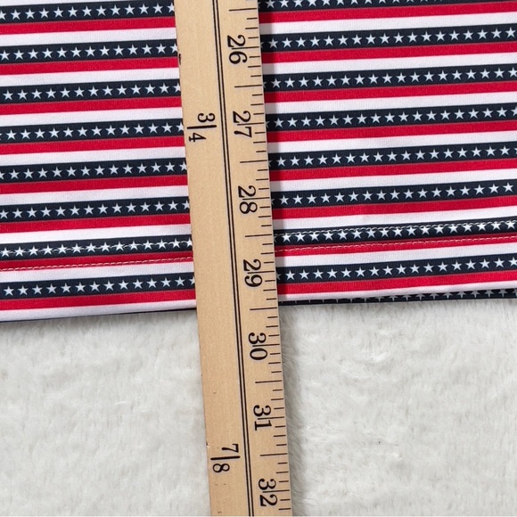 Puma Golf Volition Liberty Polo Shirt Sz M Short Sleeve America Red White Blue - Picture 10 of 11